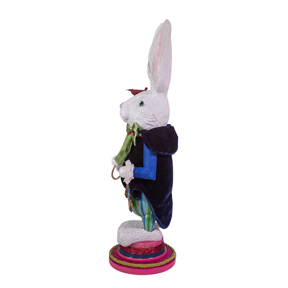 Kurt Adler 18-Inch Hollywood™ White Rabbit Nutcracker